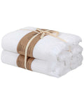 Micro Waffle XL Bath Bundle - 2 Pack -White