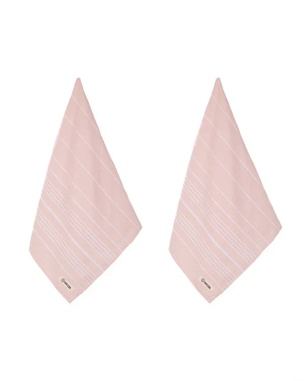 Classic Fringeless Hand Bath Bundle 2 Pack - Calcite Pink