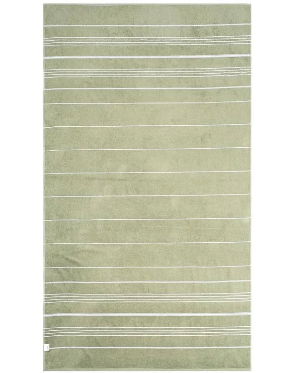 Classic Fringeless XL Bath Bundle - Hedge Green