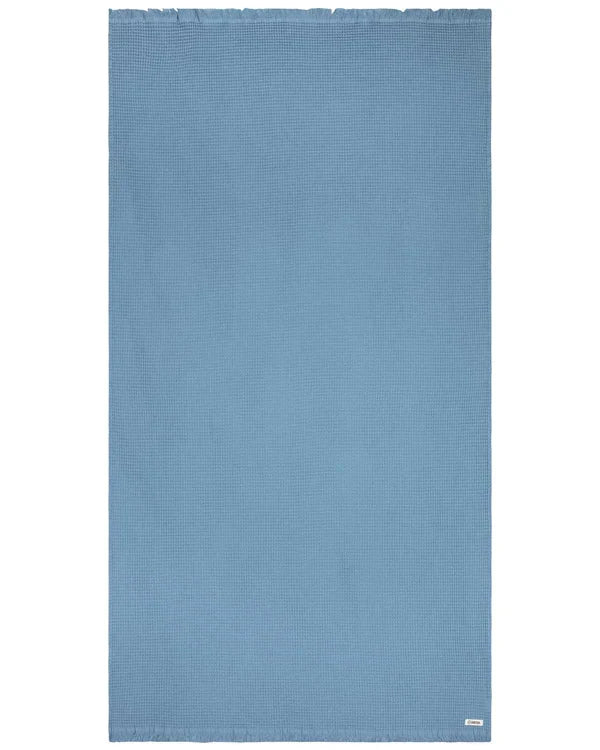 Micro Waffle XL Bath Bundle - 2 Pack -Slate Blue