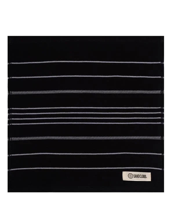 Classic Bath Washcloth Bundle- 6 Pack - Black