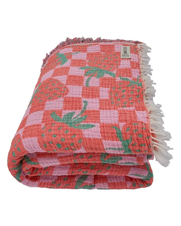 Checker Strawberry - PARTY BLANKET?