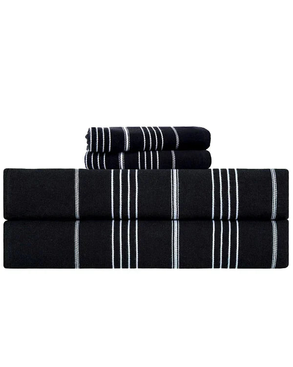Classic Fringeless XL Bath Bundle - Black