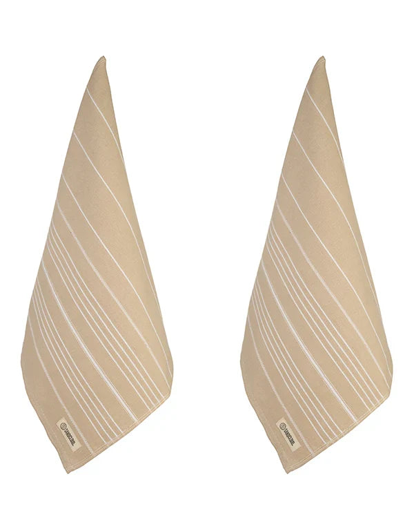 Classic Fringeless Hand Bath Bundle 2 Pack  - Sand