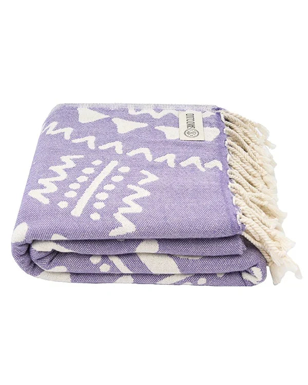Boho Towel Purple