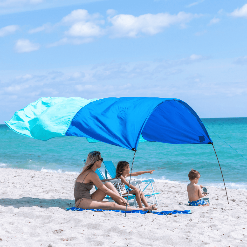 Shibumi Shade with Wind Assist - Ocean