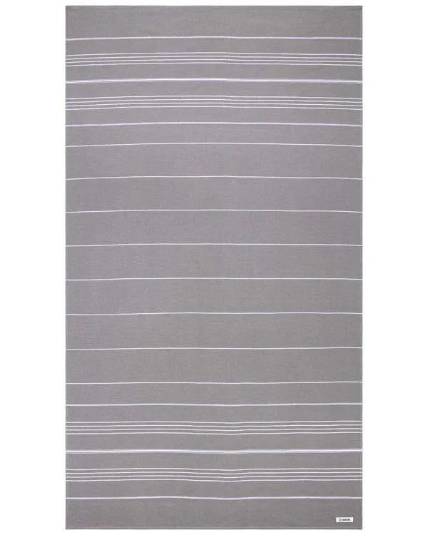 Classic Fringeless XL Bath Bundle - Grey - 2 Pack