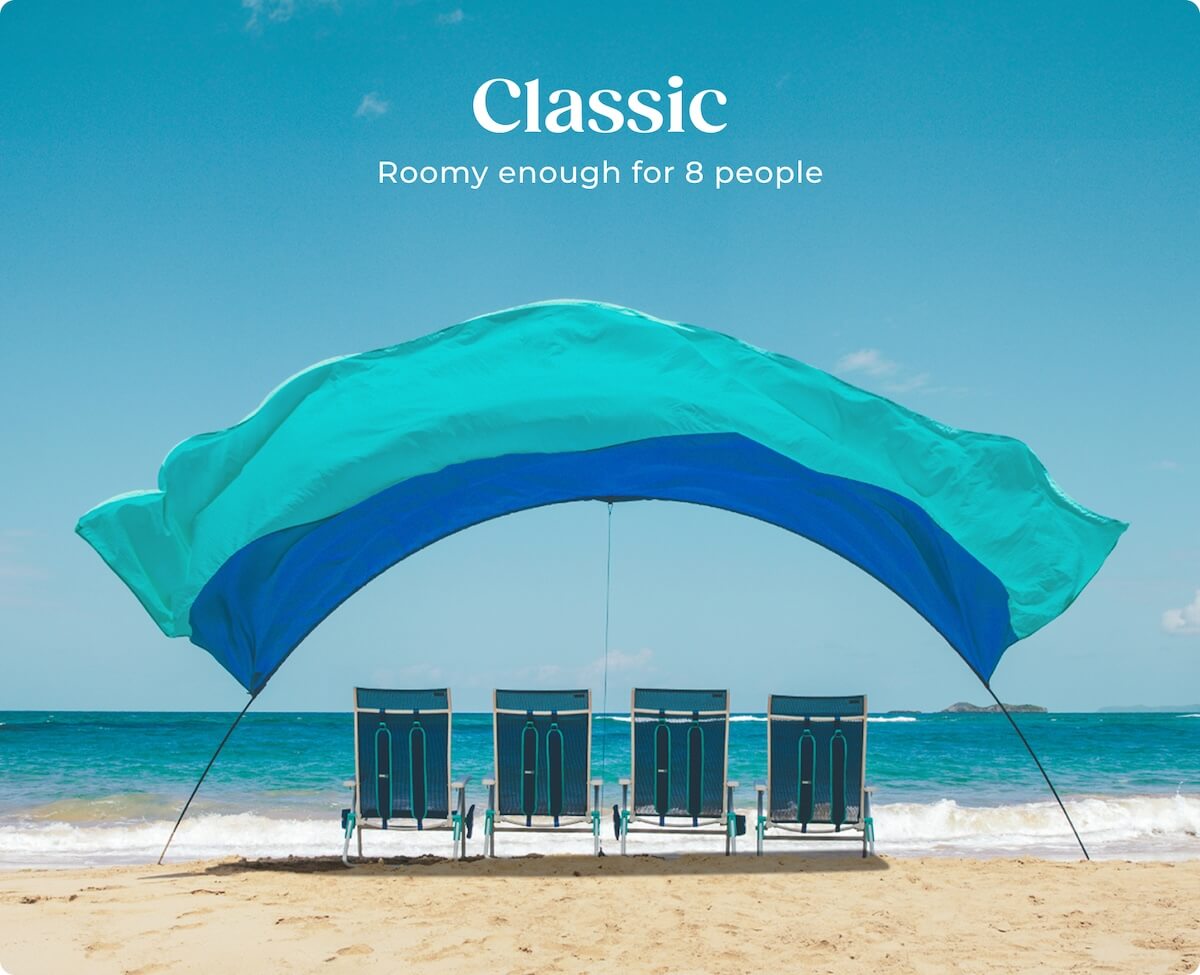 Shibumi Shade with Wind Assist - Sunset