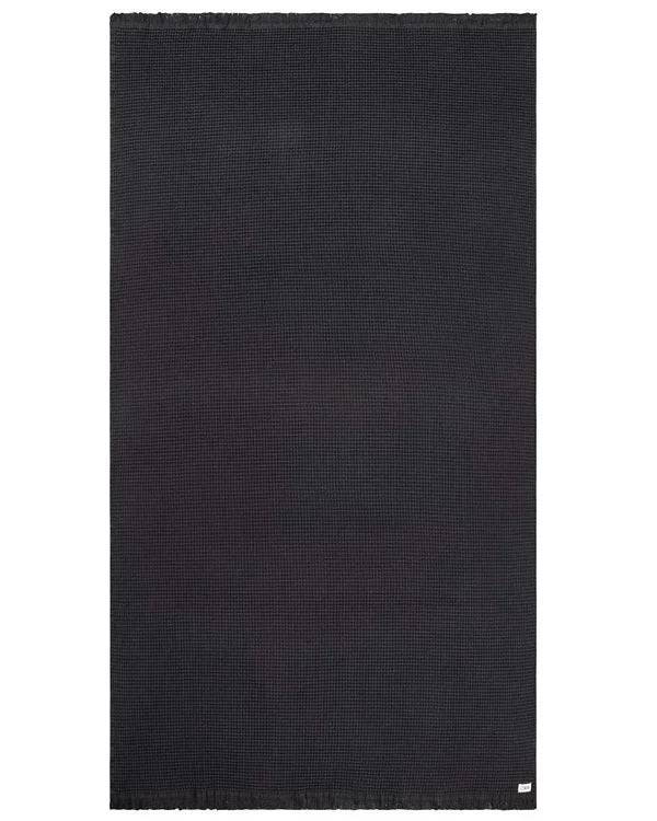 Micro Waffle XL Bath Bundle - 2 Pack - Black