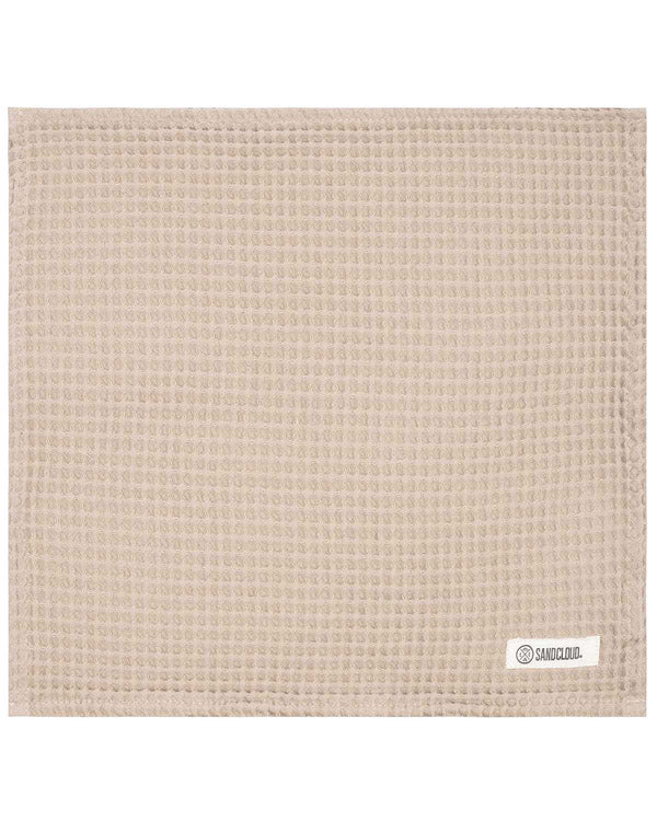 Micro Waffle Bath Washcloth Bundle - 6 Pack - Sand