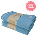 Classic Fringeless XL Bath Bundle - Slate Blue