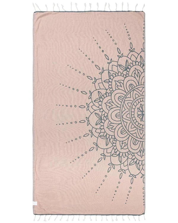 Flower Mandala Ocean Teal