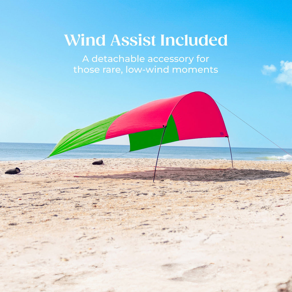 Shibumi Shade with Wind Assist - Hibiscus