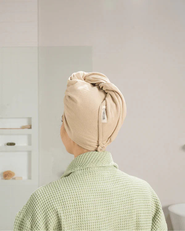 Terra Hair Towel - Sand