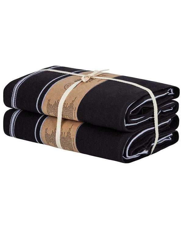 Classic Fringeless XL Bath Bundle - Black