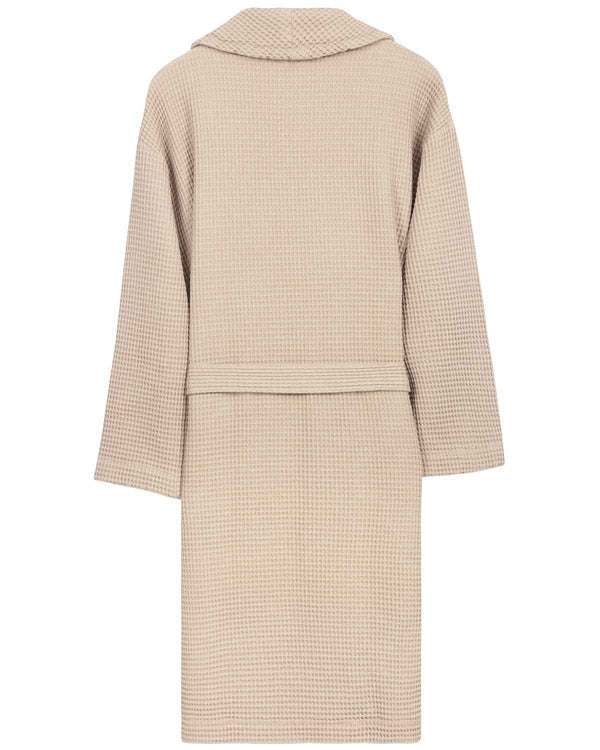 Micro Waffle Robe - Sand