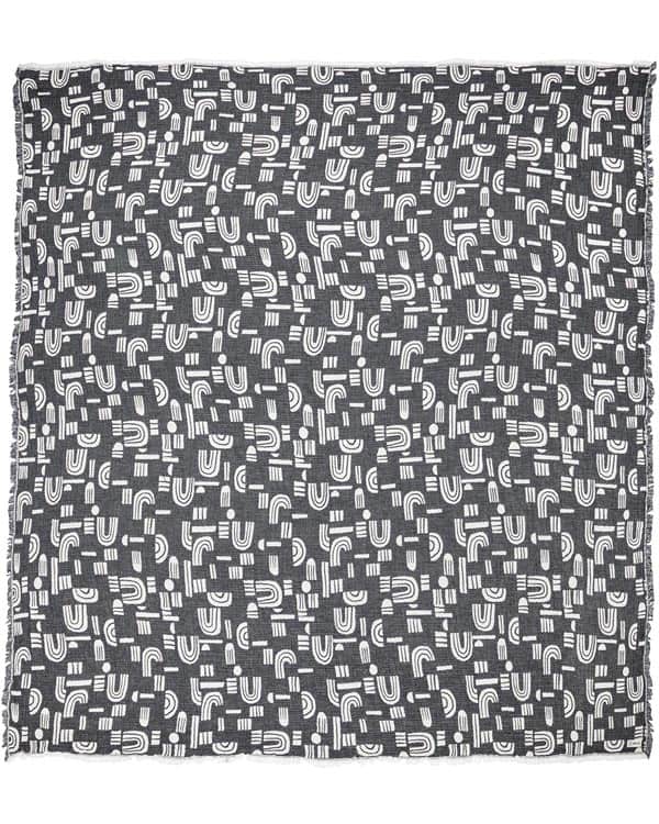 Retro Arches PARTY BLANKET? Black
