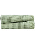 Micro Waffle Hand Bundle Sage
