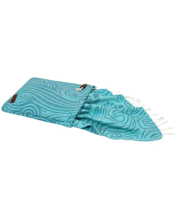 Swirl Turtle Towel Bag