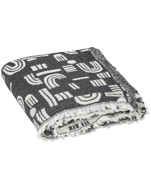 Retro Arches PARTY BLANKET? Black
