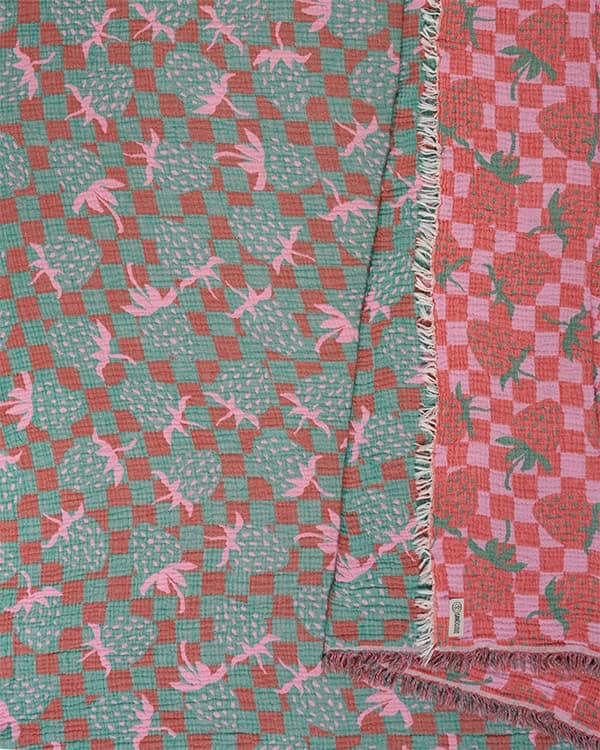 Checker Strawberry - PARTY BLANKET?