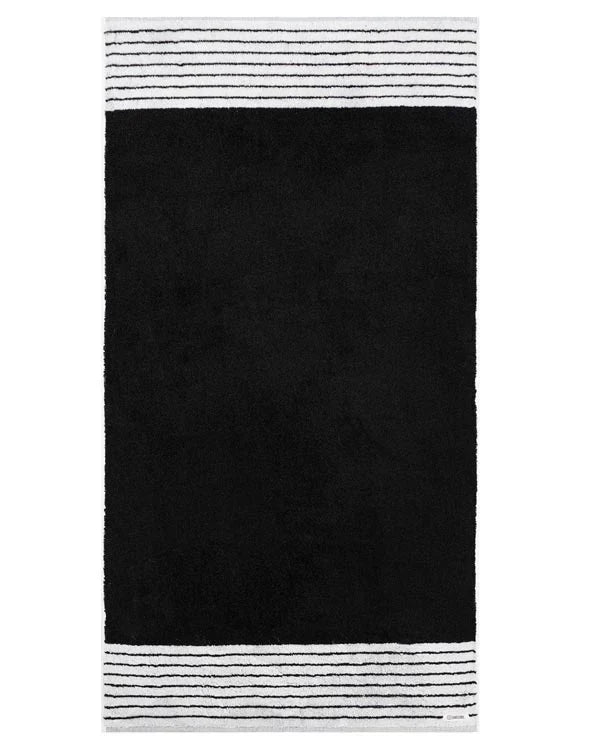 Micro Stripe Bath Bundle - 2 Pack - Black
