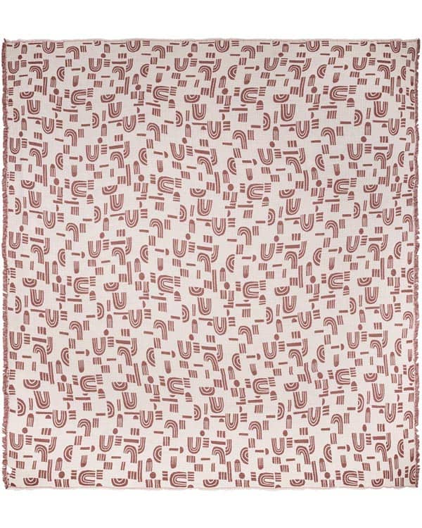 Retro Arches PARTY BLANKET? Brick