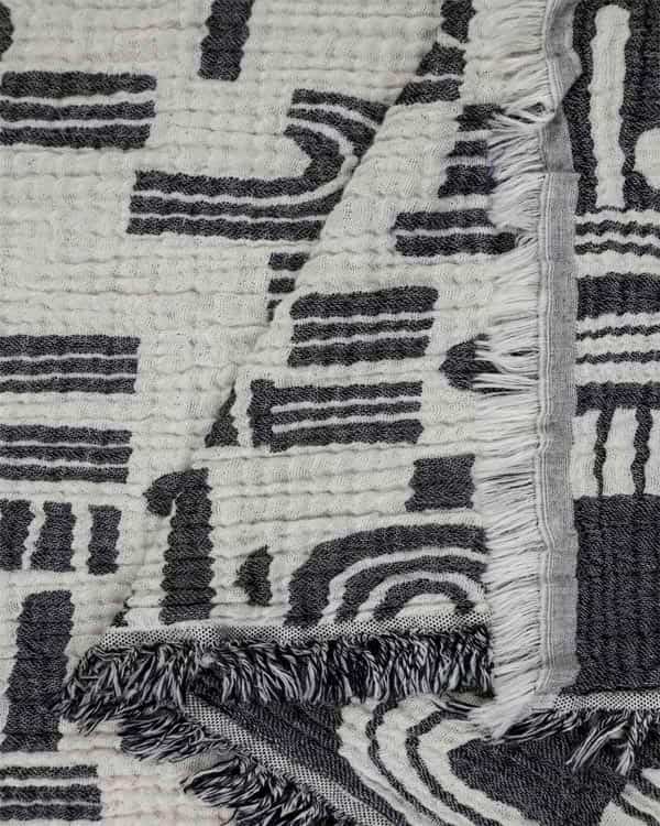 Retro Arches PARTY BLANKET? Black