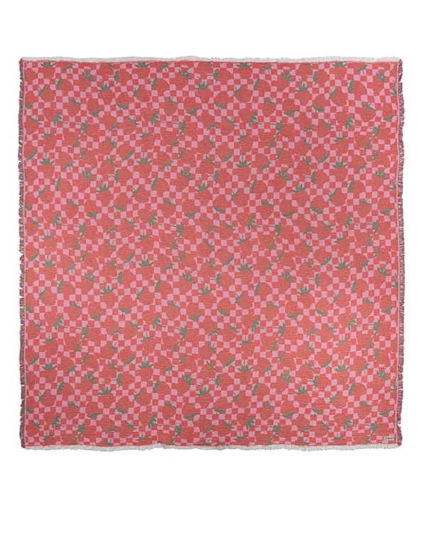 Checker Strawberry - PARTY BLANKET?