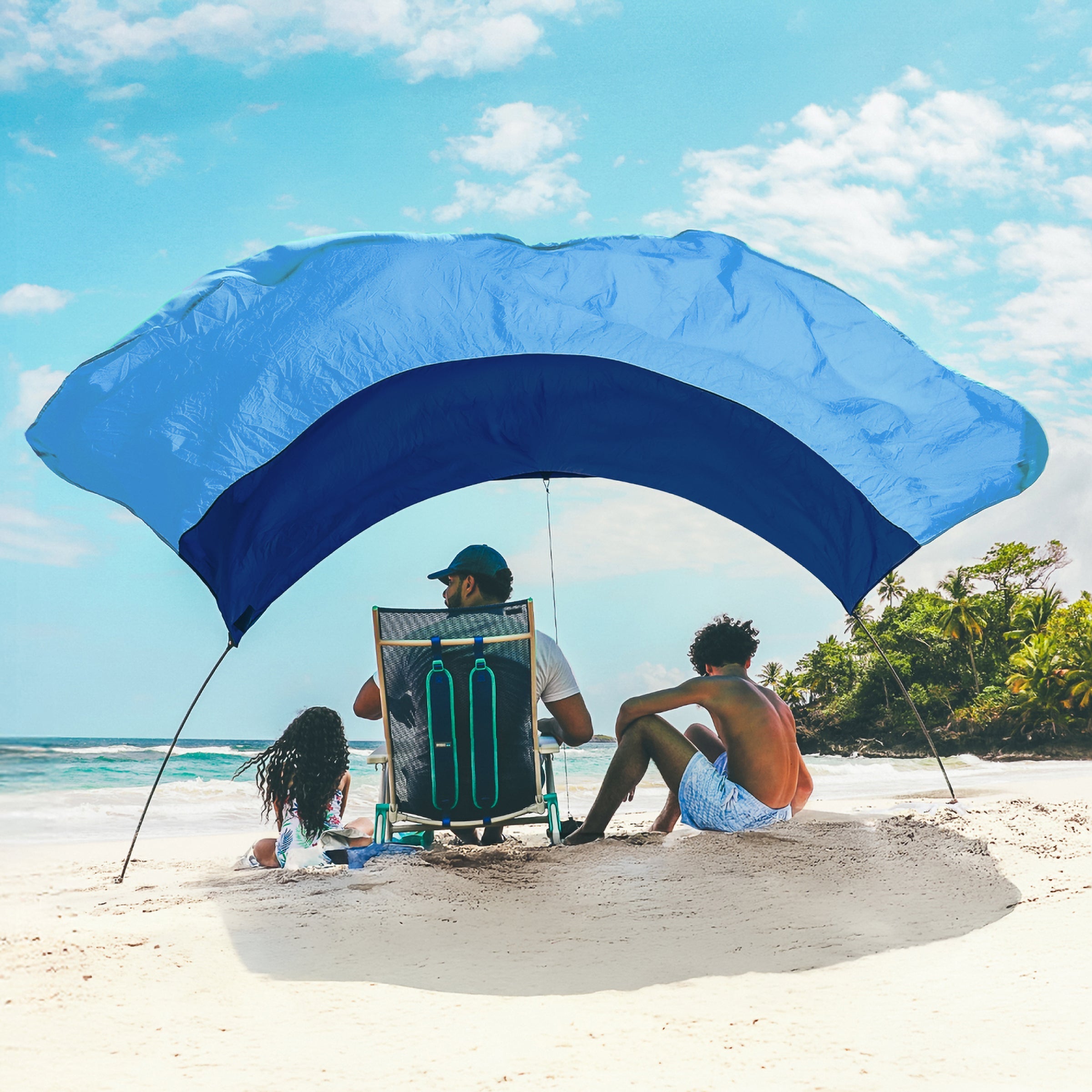 Shibumi Shade with Wind Assist - Deep Water