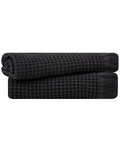 Micro Waffle Hand Bath Bundle - 2 Pack - Black