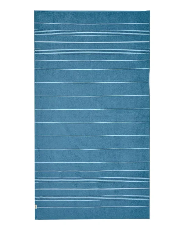 Classic Fringeless XL Bath Bundle - Slate Blue