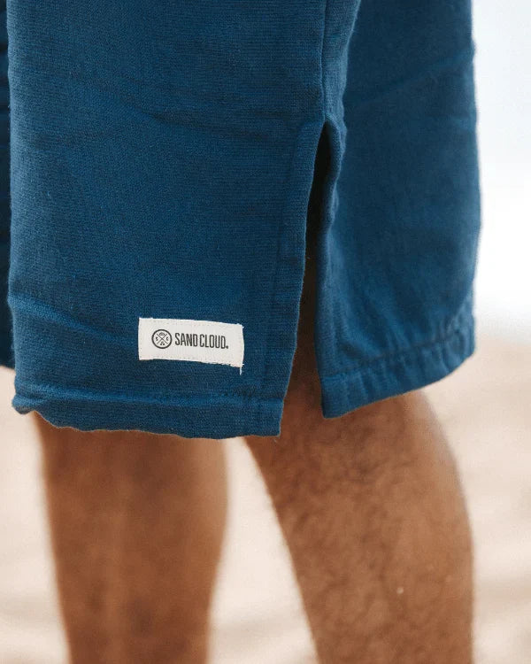 Terra Hooded Poncho - Teal Blue