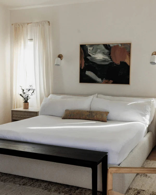Sonoran Fitted Sheet - White