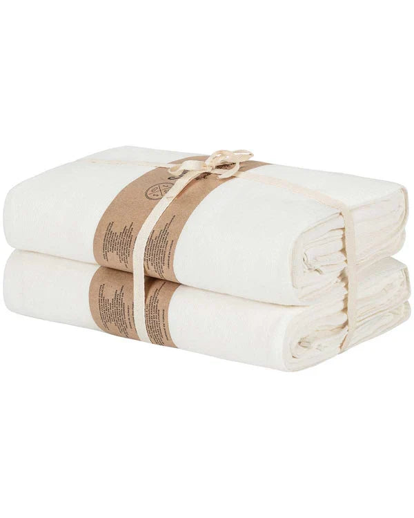 Terra Fringeless XL Bath Bundle - Ivory - 2 Pack