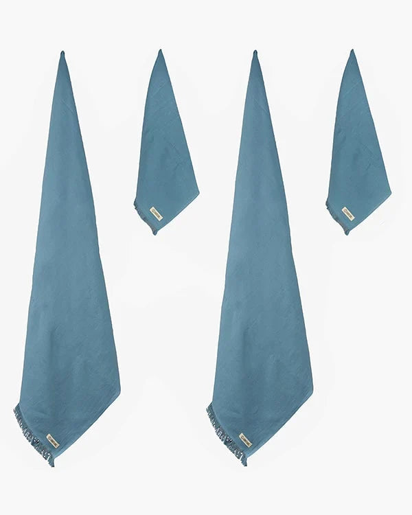 Terra Bath Bundle 4 Pack - Slate Blue