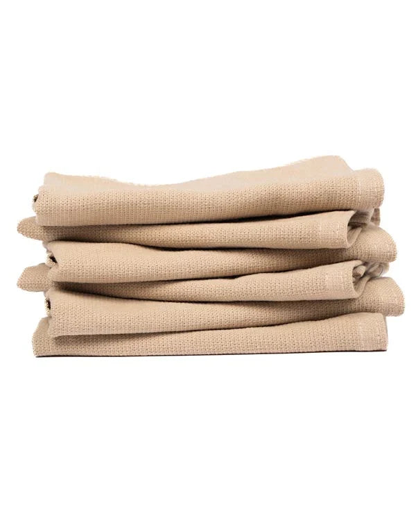 Terra Bath Washcloth Bundle - 6 Pack - Sand