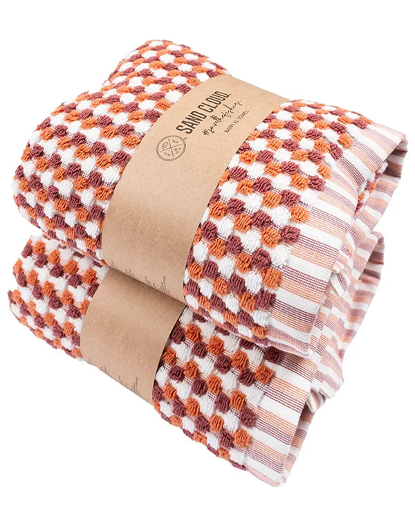 Flower Polka Dot XL Bath Bundle - 2 Pack