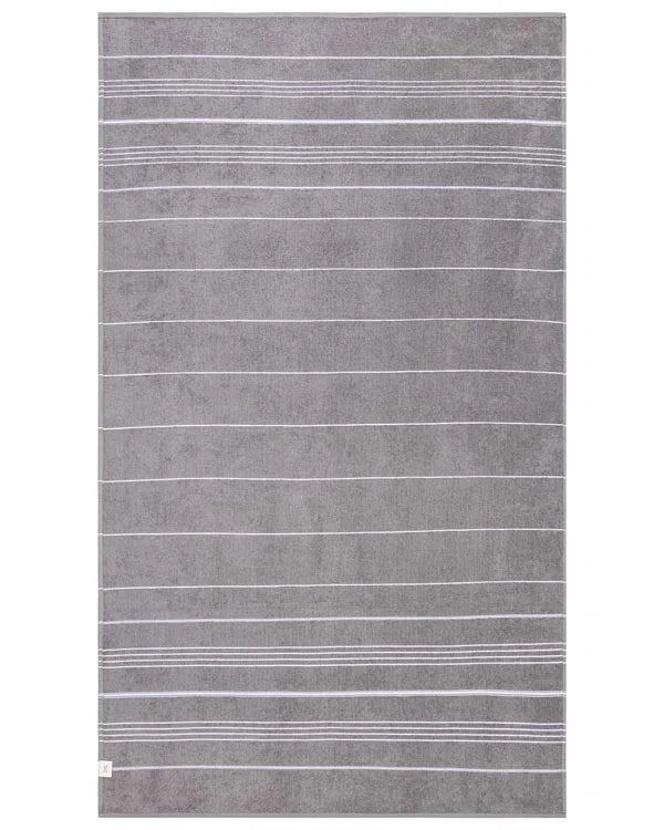 Classic Fringeless XL Bath Bundle - Grey - 2 Pack