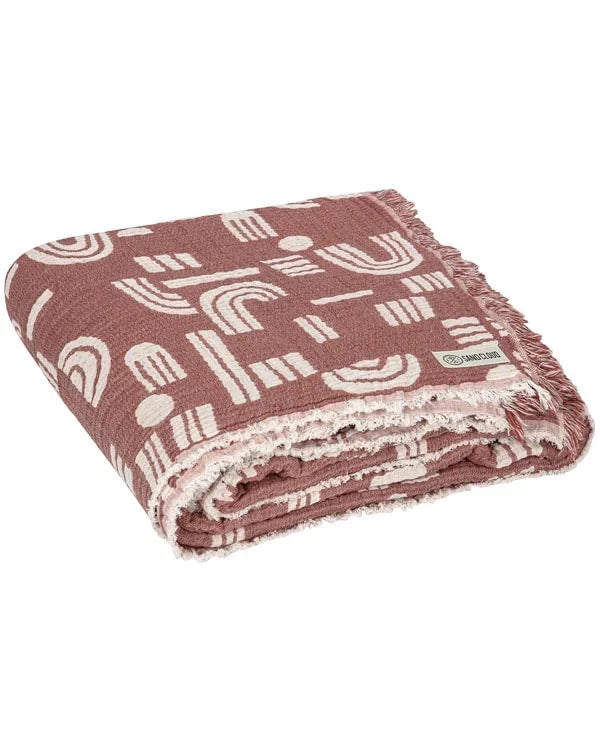 Retro Arches PARTY BLANKET? Brick