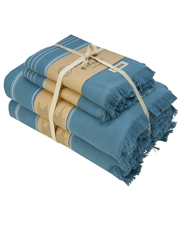 Classic Bath Bundle 4 Pack - Slate Blue