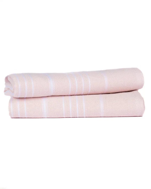 Classic Fringeless Hand Bath Bundle 2 Pack - Calcite Pink