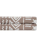 Turtle Mudcloth Bath Bundle - 2 Pack - Taupe