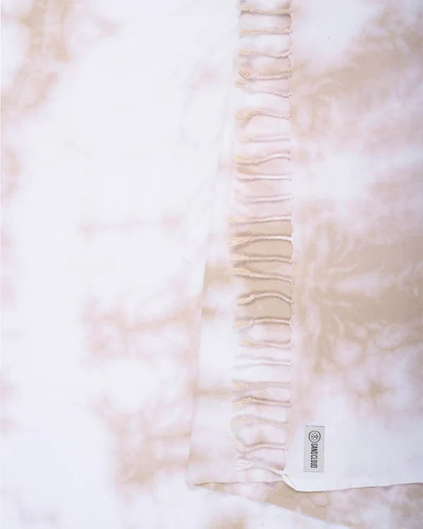 Acid Wash Tie Dye - Warm Taupe