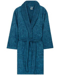 Aquatic Turtle Robe - Teal Blue