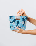Shark Ripples Zipper Pouch