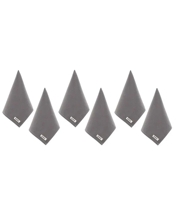 Terra Bath Washcloth  Bundle - 6 Pack - Grey