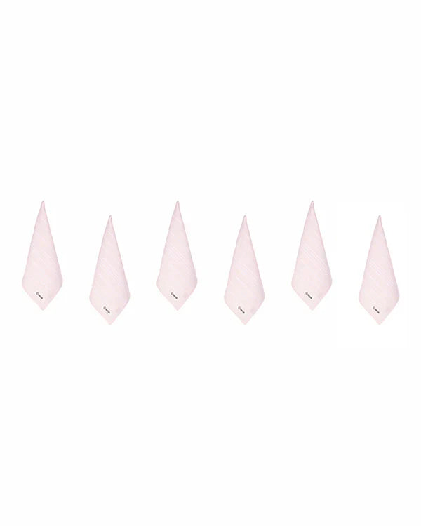 Classic Bath Washcloth Bundle- 6 Pack - Calcite Pink