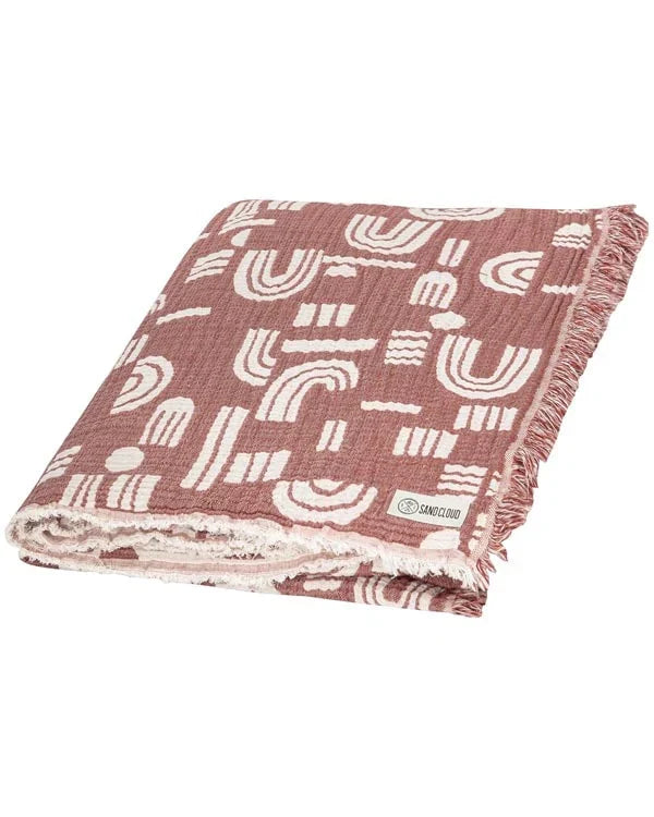 Retro Arches PARTY BLANKET? Brick