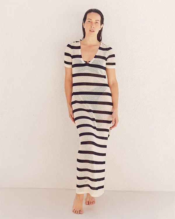 Gappo Hooded Net Dress